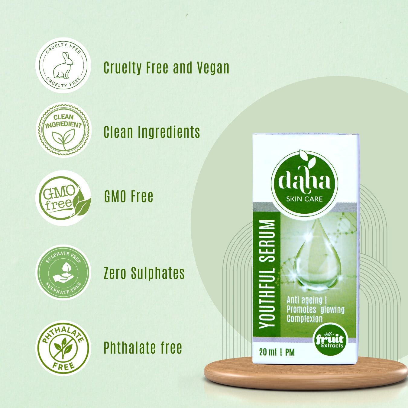Youthful Serum - 20ml | Daha Skin Care
